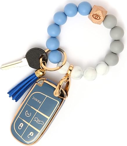 QfungYe Funda para llavero de muñeca funda especial de poliuretano termoplástico antihuellas compatible con Grand Cherokee Renegade Dodge RAM QfungYe Funda para llavero de muñeca funda especial de poliuretano termoplástico antihuellas compatible con Grand Cherokee Renegade Dodge RAM