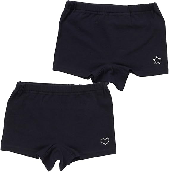 Amazon Co Jp 西松屋 2枚組ブルマショーツ ラインストーンハート 星ワンポイント 100cm 110cm 1cm 130cm 140cm 140 ベビー マタニティ