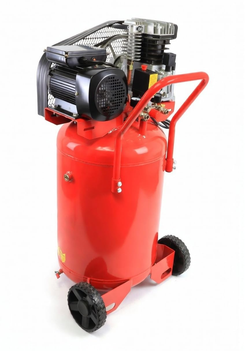 Compresor de aire vertical 100 litros, 3 caballos, 10 bares