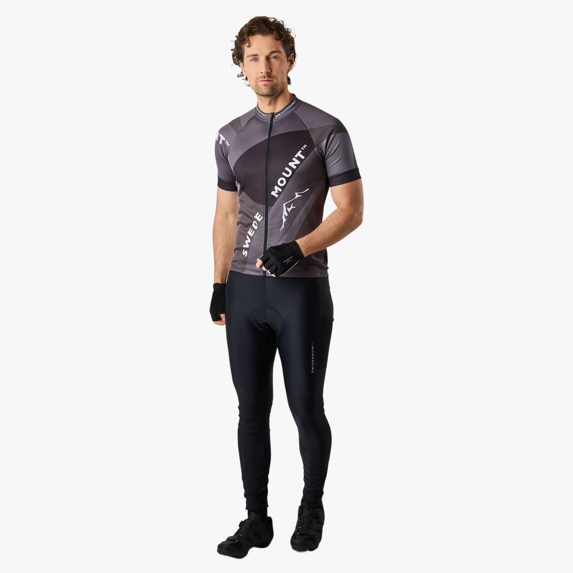 Swedemount Giro Bike Tee II Koszulka kolarska z krótkim rękawem i tylnymi kieszeniami dla mężczyzn