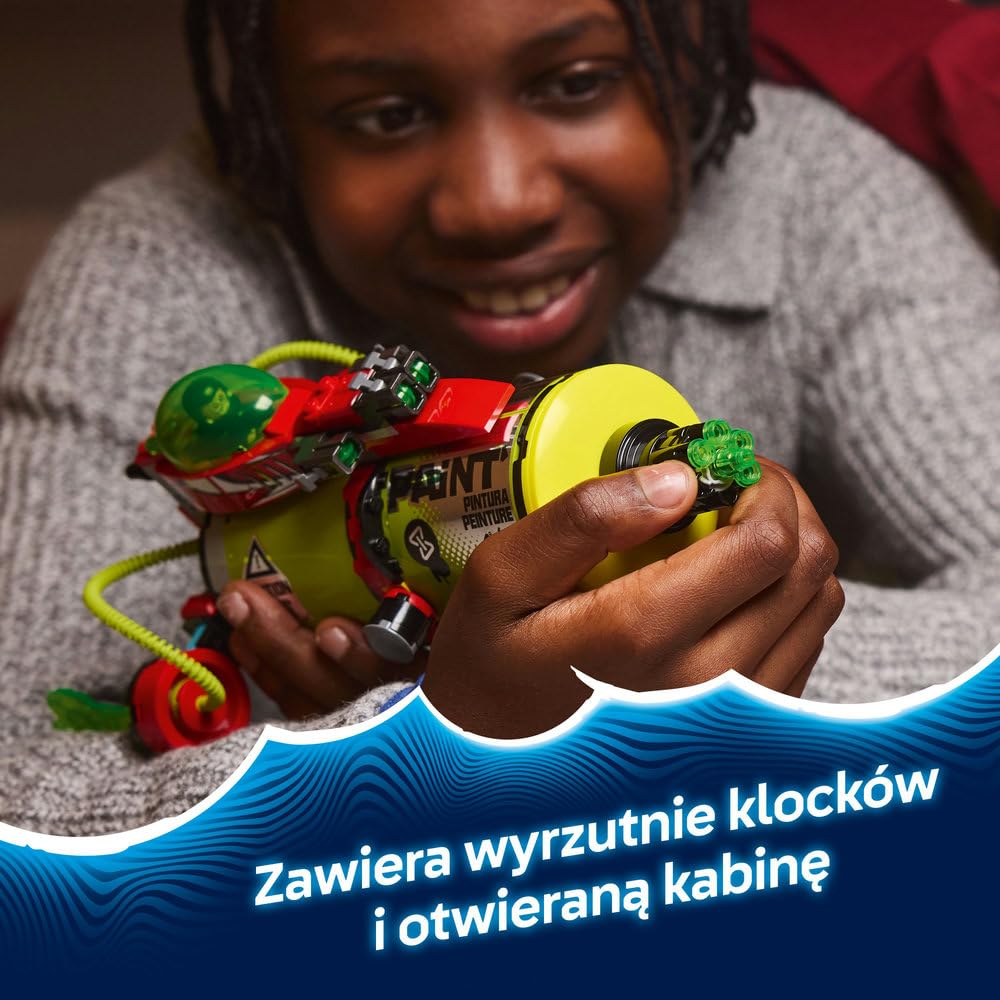 LEGO DREAMZzz Sprayowa ciężarówka Mateo 71499 | ciężarówka fantasy, zestaw klocków, prezent dla chłopca i dziewczynki 9+, kreatywna misja, 929 elementów