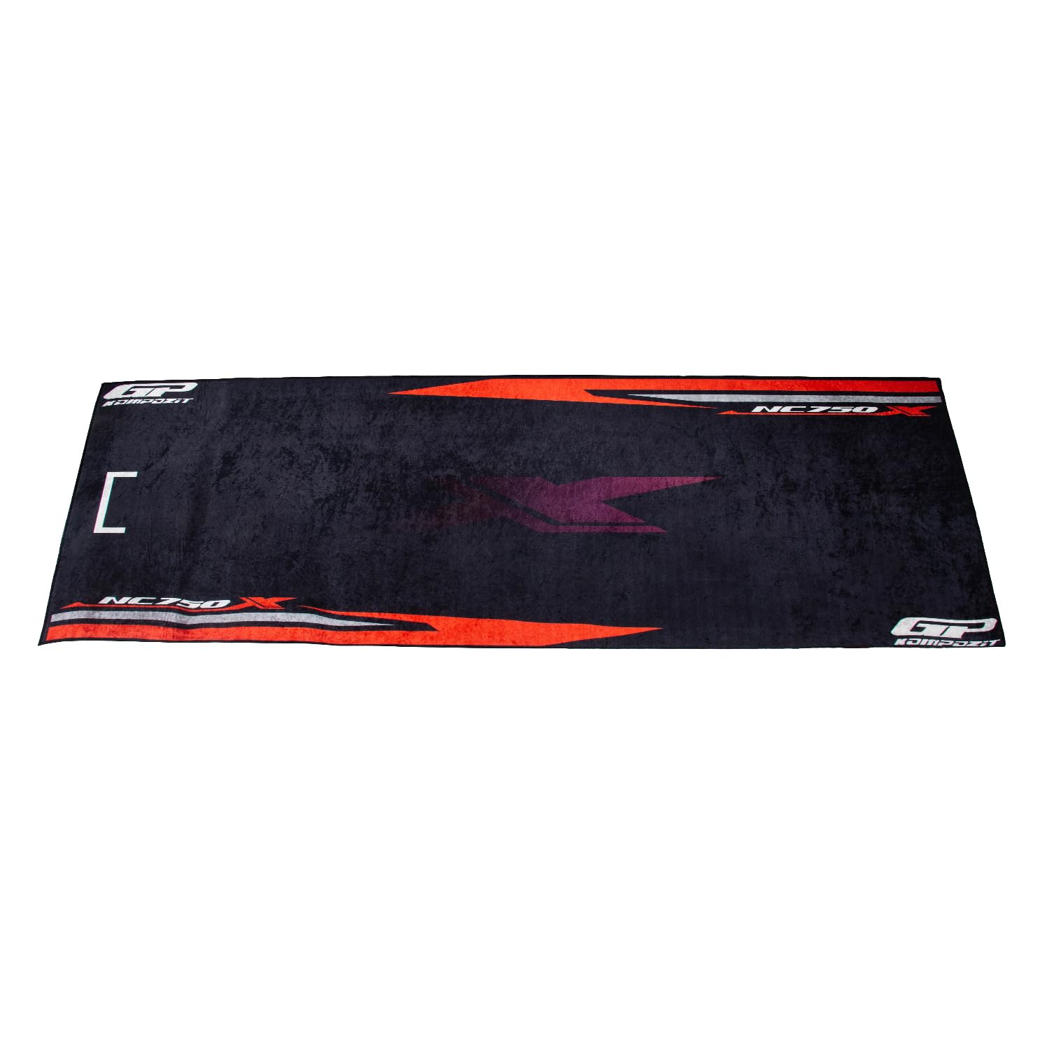 GP Kompozit Tapis de moto universel noir rouge compatible avec NC750X