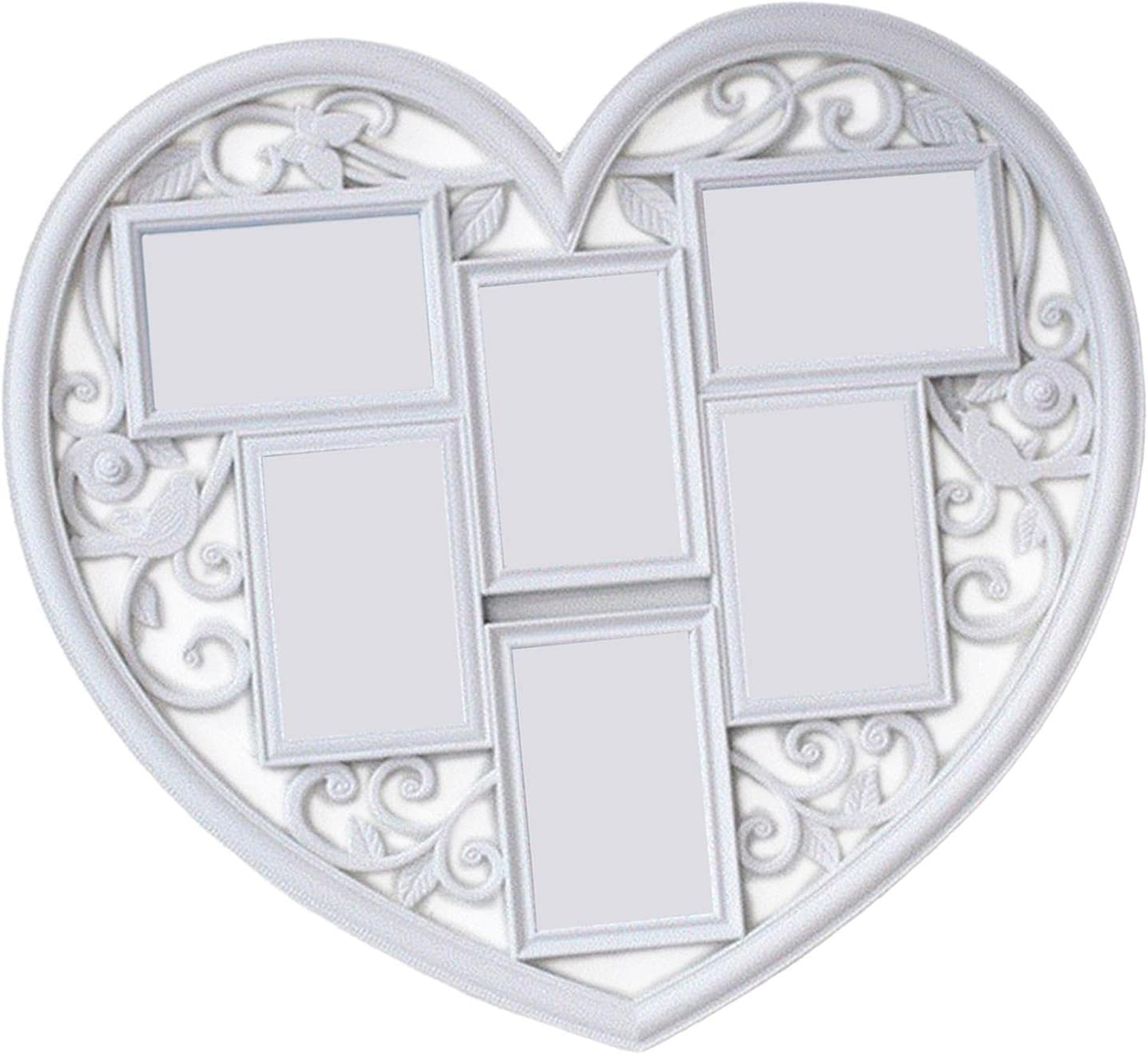 Heart Shaped Wall Decor Collage Picture Frame Hanging
