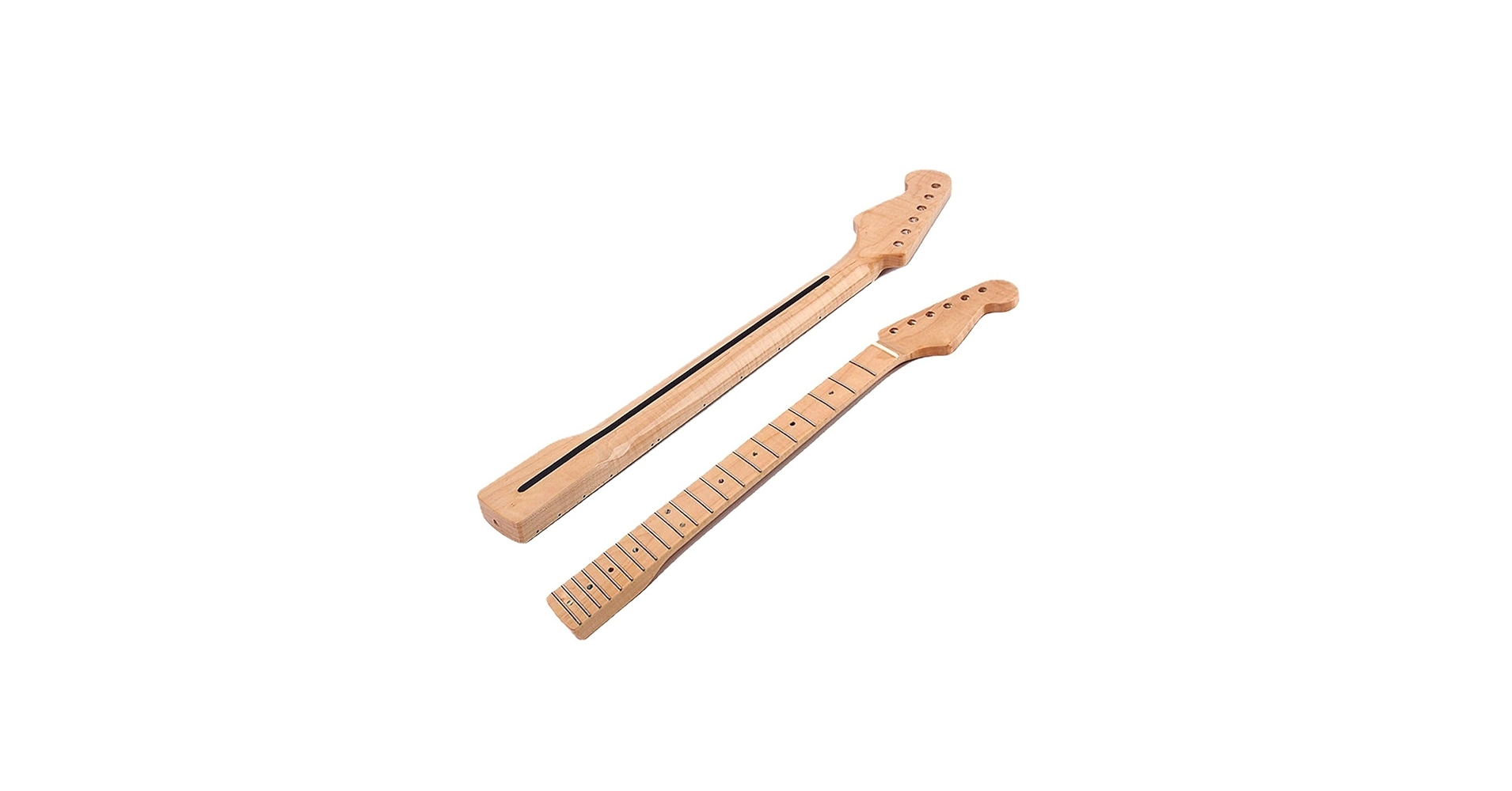 新品ストラト用ネック/つば出し22フレット/ウエンジ材/ブッシュ付 新品ストラト用ネック/つば出し22フレット/ウエンジ材/ブッシュ付