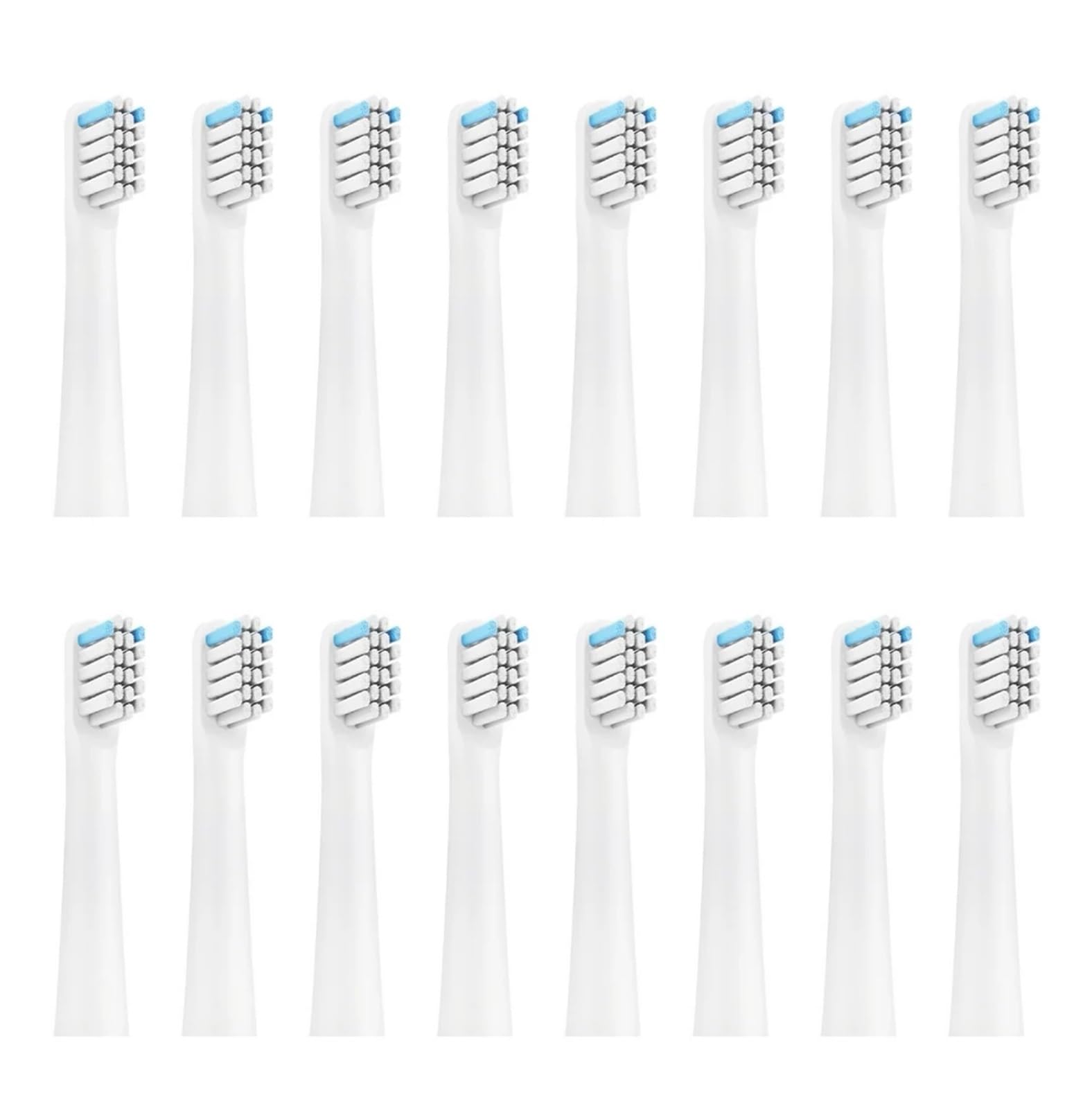 tianwandong 4/8/16 piezas N1 cabezales de cepillo de dientes eléctrico cabezales de cepillo inteligente sónico boquillas de cerdas suaves(16PCS)