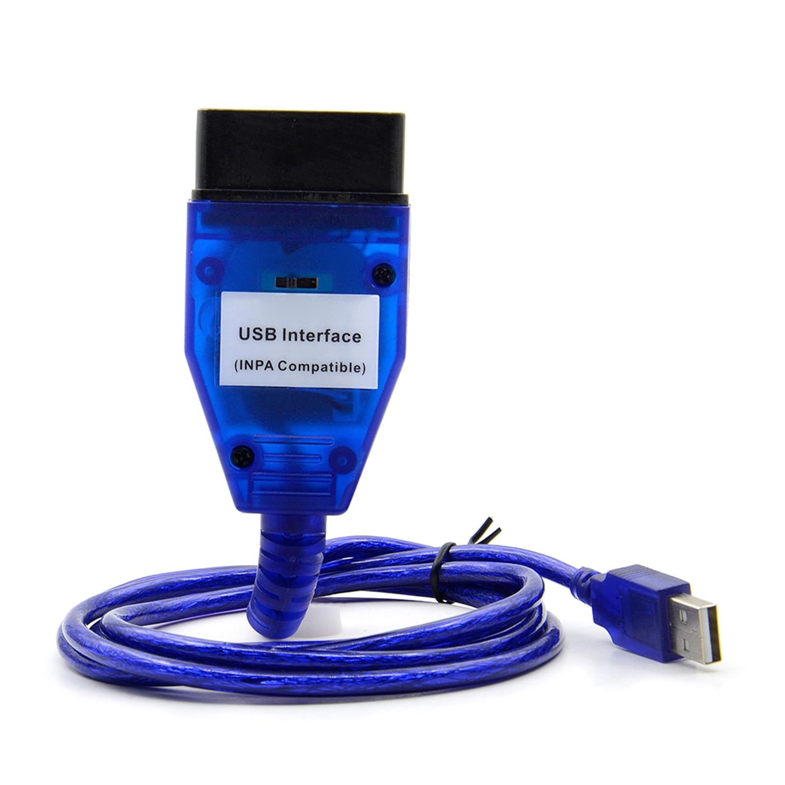 Cavo USB OBD2 K DCAN per codifica BMW | Interfaccia scanner ISTA+ INPA Rheingold OBD INPA K+CAN INPA K DCAN OBD2