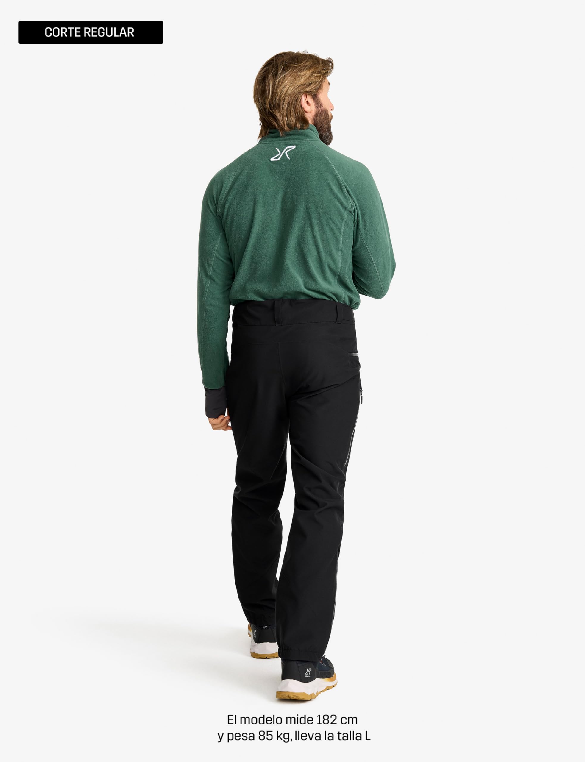 RevolutionRace Silence Proshell Pants para Hombre, Pantalones Impermeables, Senderismo