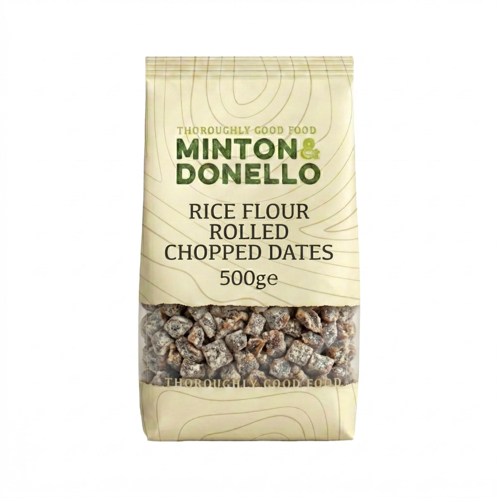 Minton & Donello - Rice Flour Rolled Chopped Dates, 500g