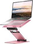 Nulaxy Laptop Stand for Desk, Ergonomic Sit to Stand Laptop Holder Convertor, Adjustable Height from 1.2" to 20", Supports up to 22lbs, Compatible with All Laptops Computer Tablets 10-17", Gray