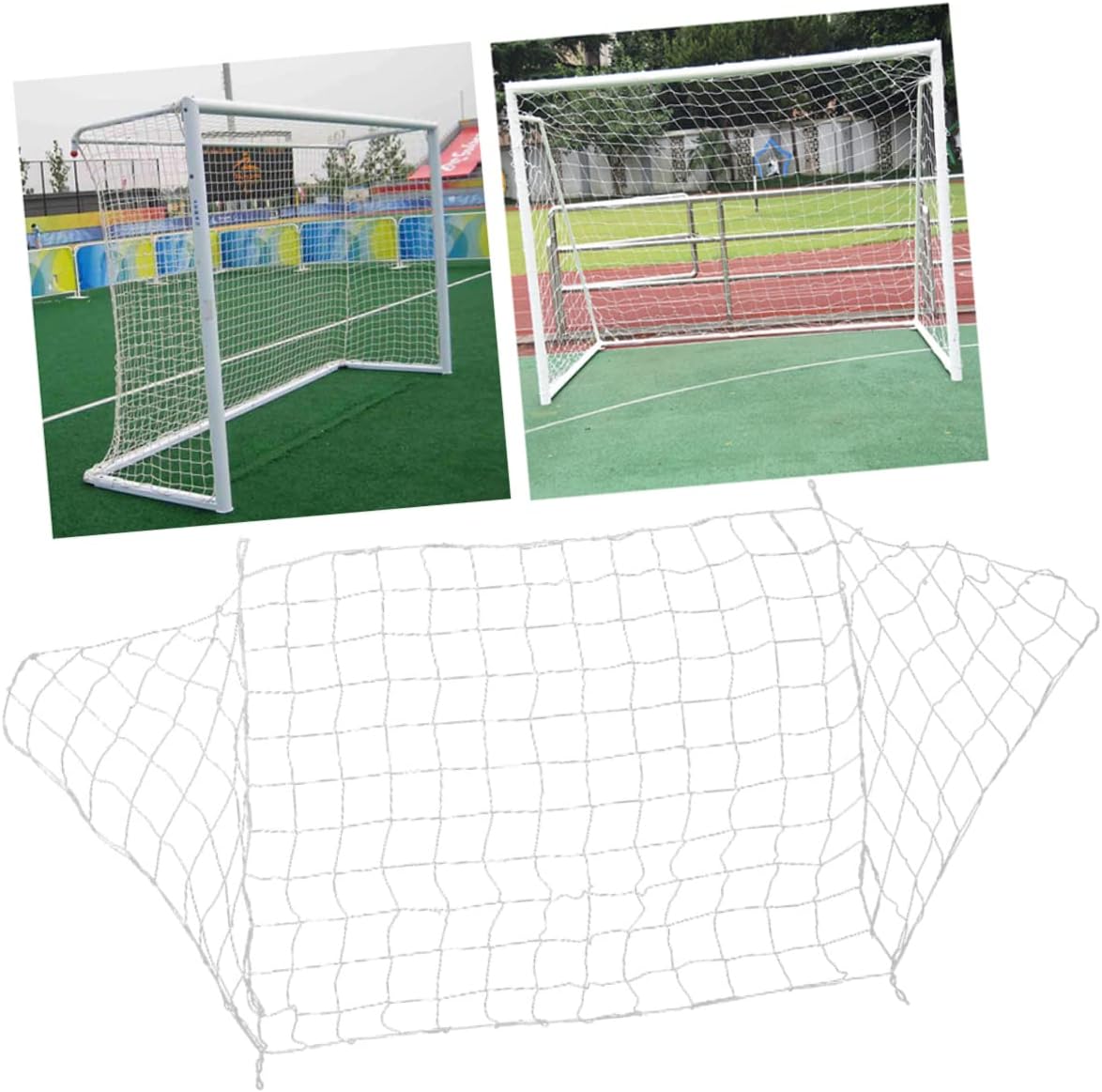 SUPVOX 2pcs Pe Soccer Goal Net Outdoor Sports Training Equipment for Players for Backyard and Skill Improvement
