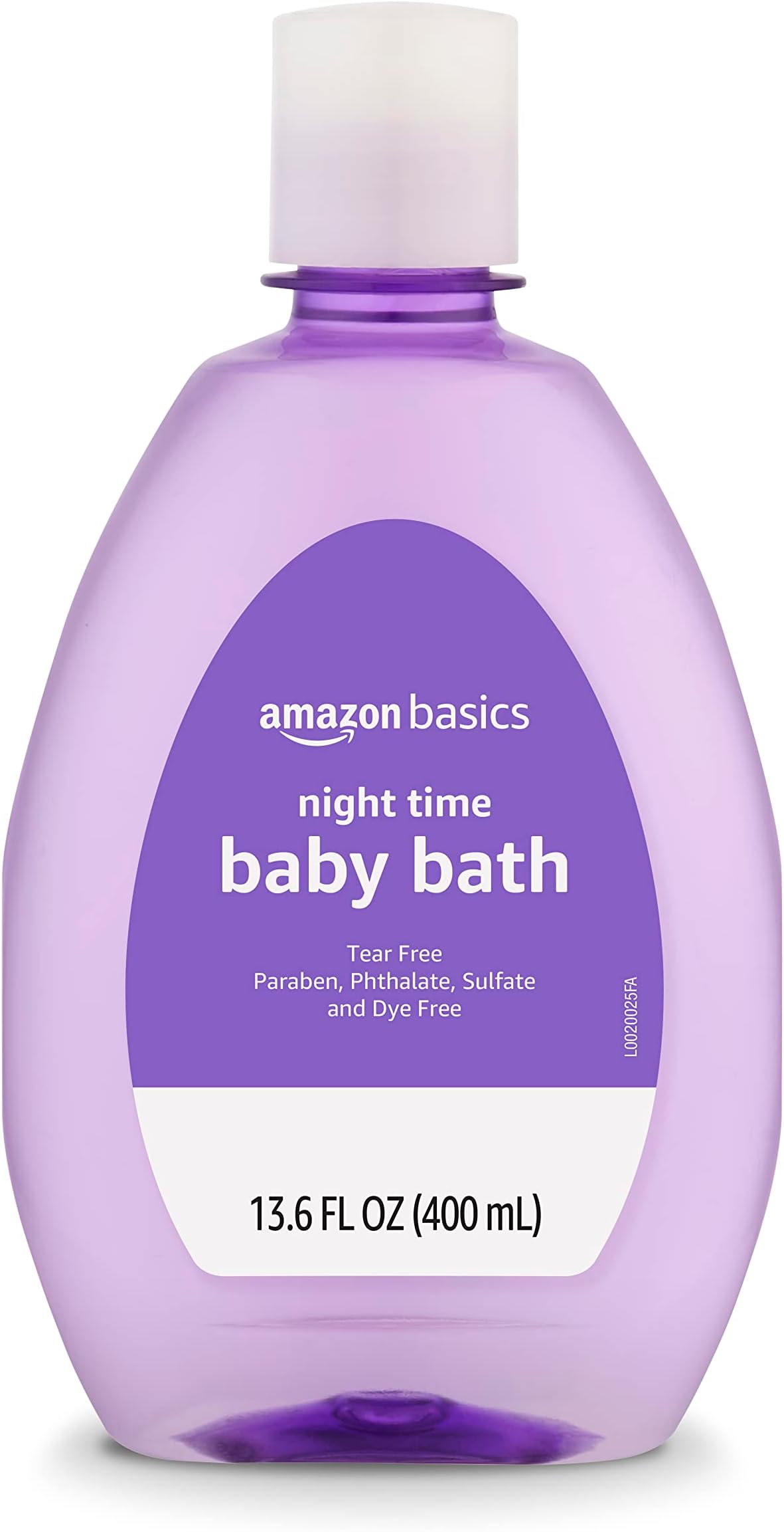Amazon Basics Tear-Free Night-Time Baby Bath, Soothing, Lightly Scented, 13.6 Fl Oz, 1-Pack (Previously Solimo)