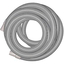 Hydro-Force AH36BH Carpet Cleaning Vacuum Hose with Cuffs for Truck Mounts and Portable Extractors, 1.5" x 25, Gray