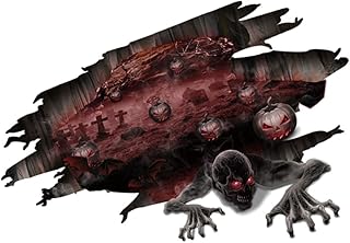 BESPORTBLE 1 PC Adesivo De Halloween Decoração De Chão Decoração De Festa Adesivos Decorativos De Festa Em Casa Assombrada Adesivos Decorativos De Chão Decoração De Férias Decoração De Festa