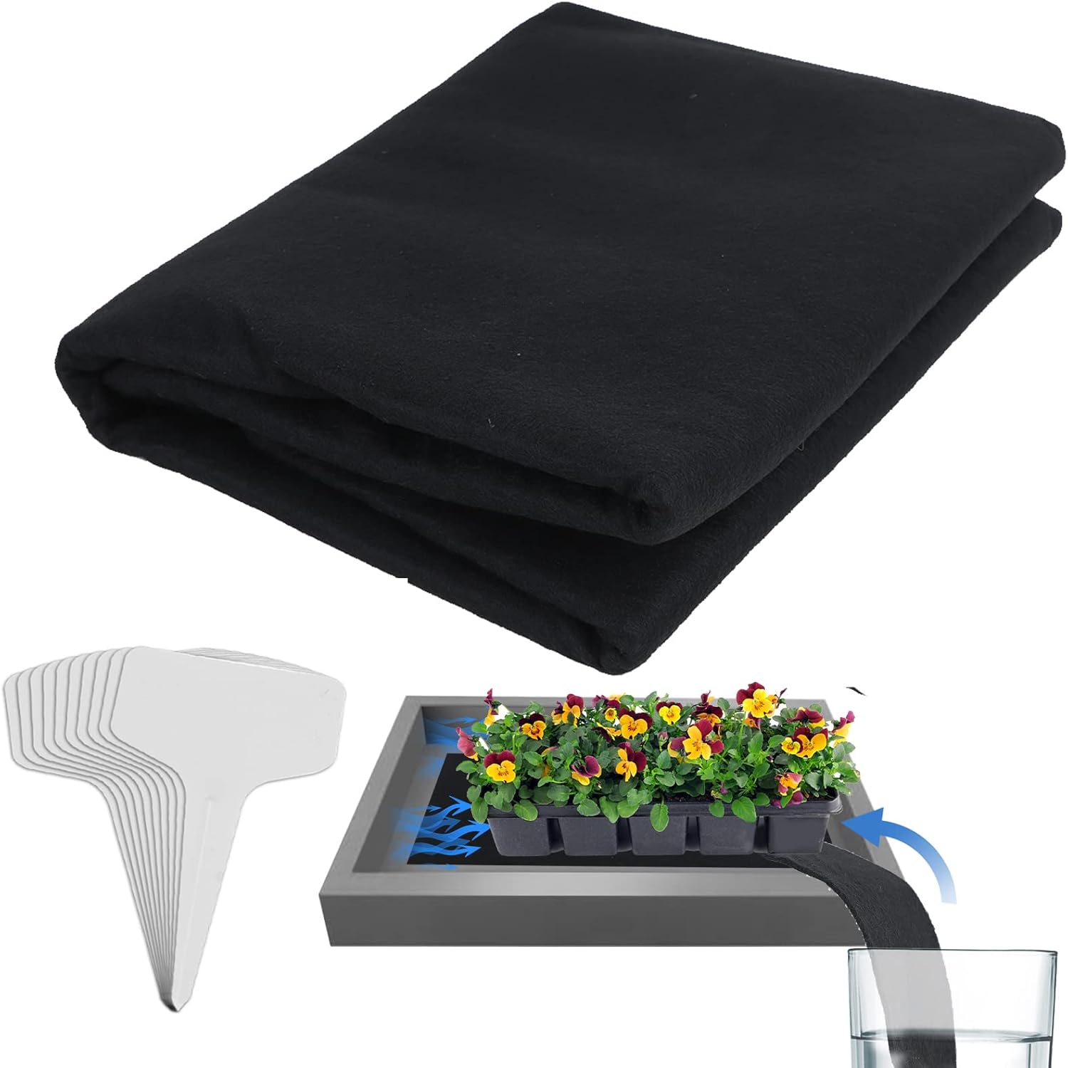 1 Pcs Capillary Mat Vacation Watering Mats Automatic Plant