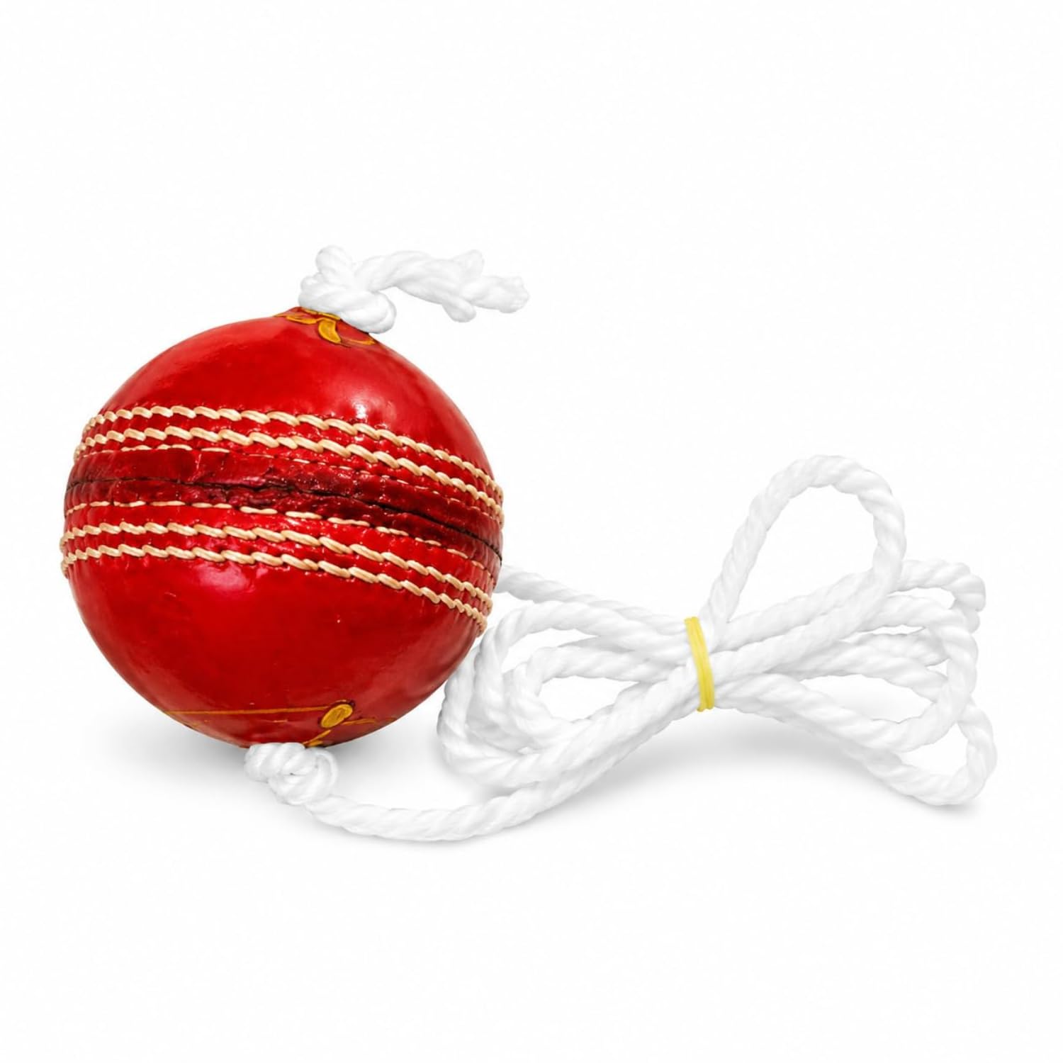 Leather Cricket Practice Hanging Ball with Rope | Leather Cricket Ball for Practice and Knocking Pack of 1-picture-25