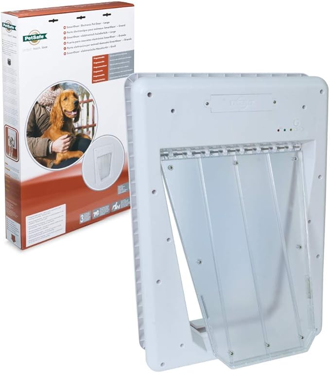 PetSafe SmartDoor, Porta Cane Elettronica, Large, Ingresso Selettivo