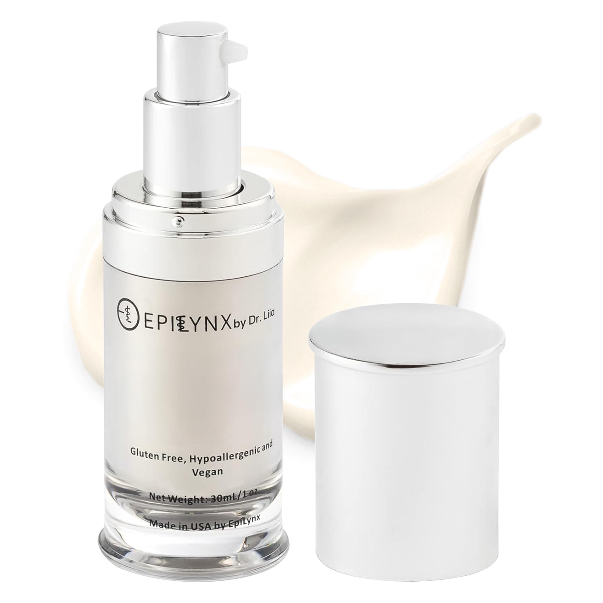 EPILYNX Vegan Illuminating Face Cream Moisturizer Lotion, Hydrating For Very Dry Sensitive Skin, Dermatologist Tested w/Hyaluronic Acid, Aloe Vera, Borage Oil, Peptides, Cruelty Free, By Dr. Liia (1)