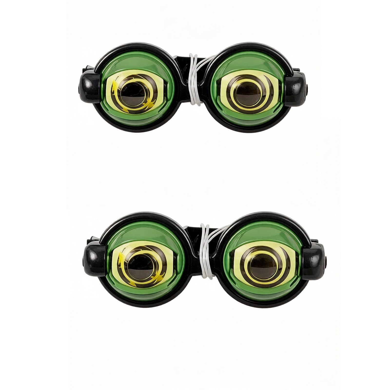 Googly Eyes Glasses, Funny Crazy Eyes Glasses, Novelty Blinking Shaking Eye Glasses for All Ages & Adults, Party Glasses, Prank Gag Gift, Birthday Party Supplies Costume Props Color C 2pcs