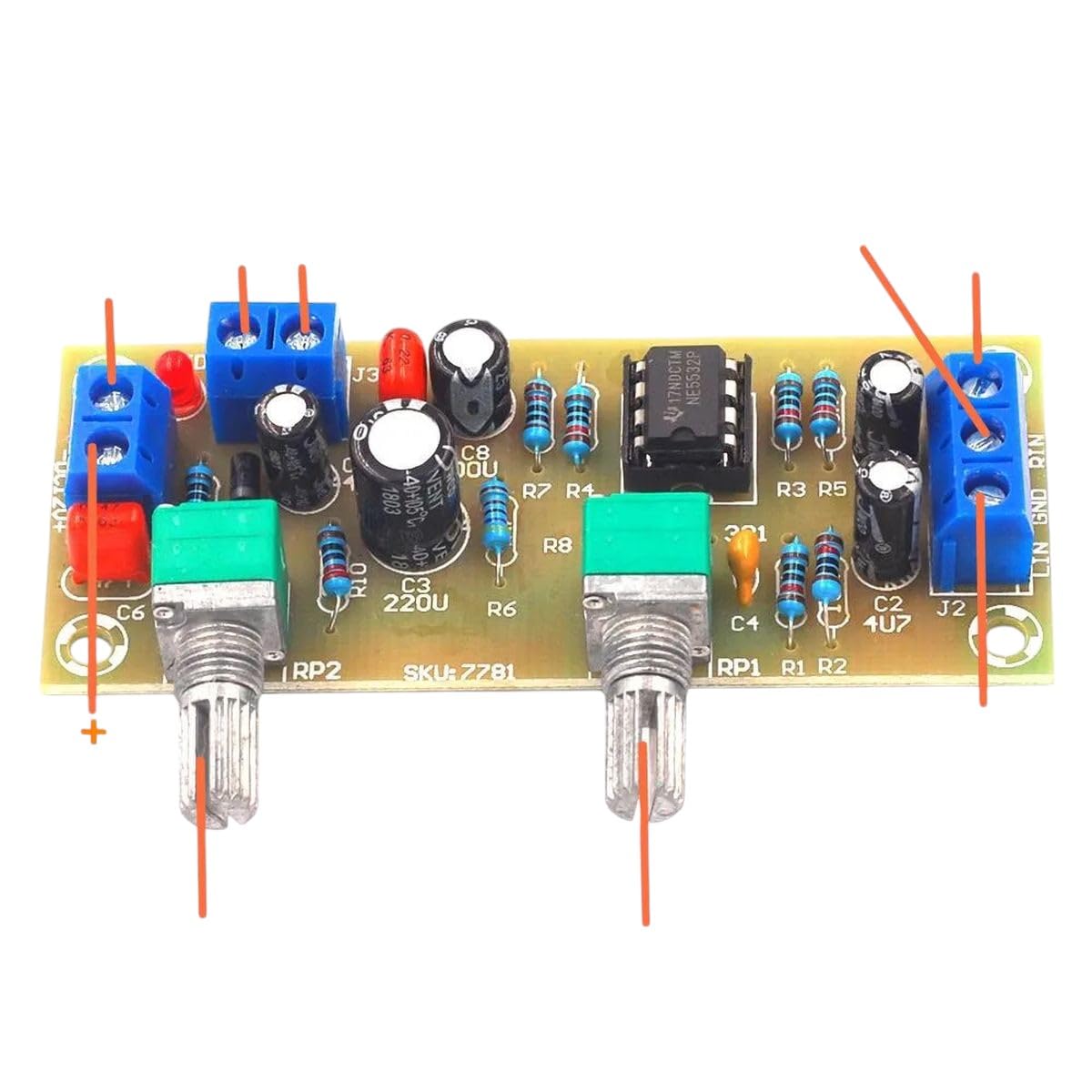 DC 10-24V Subwoofer Amplifier Preamp Board Subwoofer 22Hz-300Hz Frequency Filter Plate for DIY Kit New for Arrival 2025 High for Quality