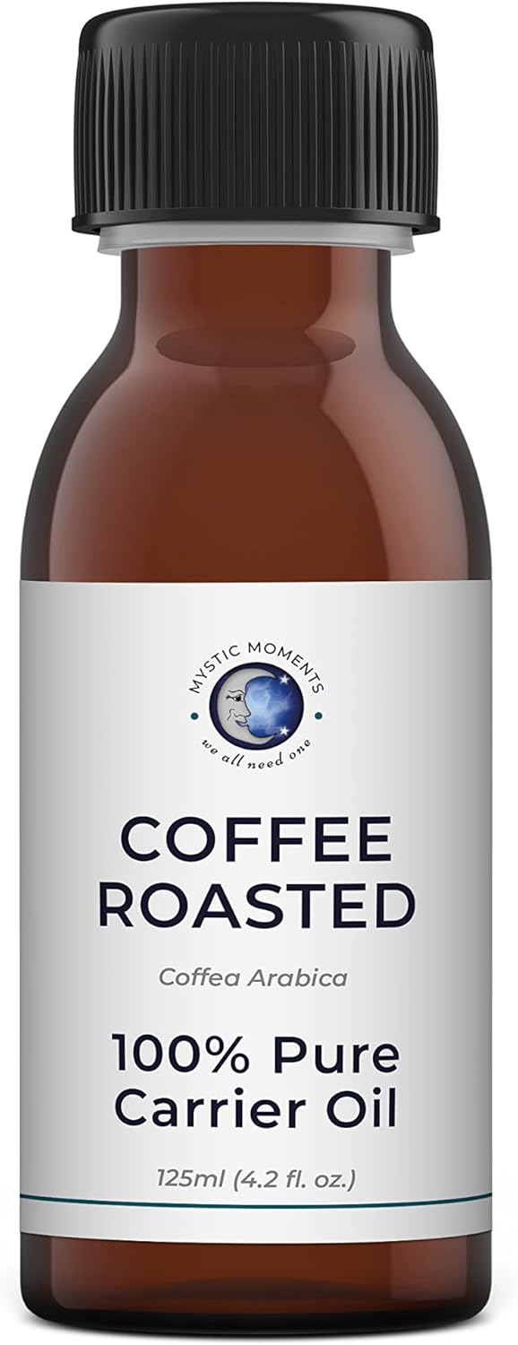 Mystic Moments | Coffee Roasted Carrier Oil – 250ml – Pure & Natural Oil Perfect for Hair, Face, Nails, Aromatherapy, Massage and Oil Dilution Vegan GMO Free