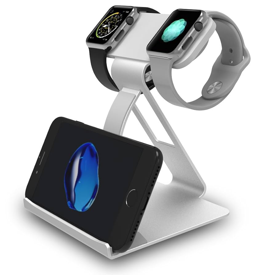 Apple Pod ホワイト・ブラック 2台セット Amazon.com: ATOPHK Dual Head Mode Watch Charging Stand