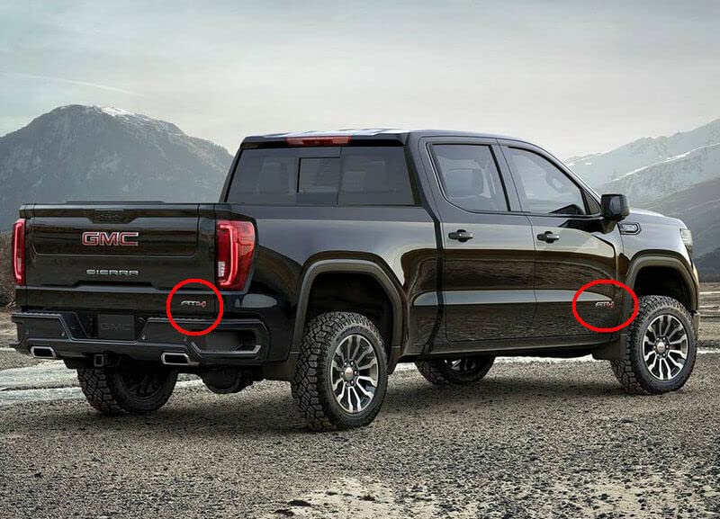 Gmc Sierra At4 Decals