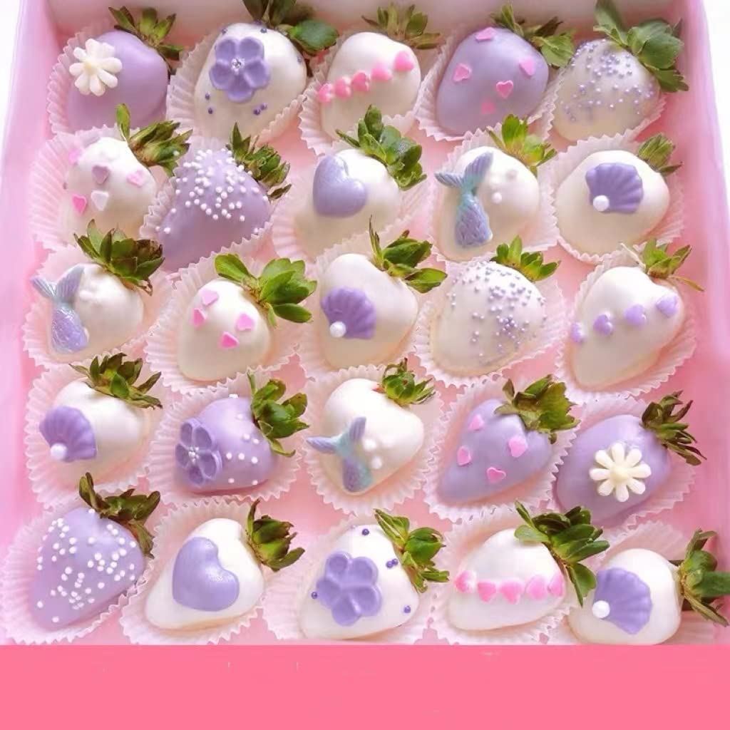 MYPRACS Obst Fondant Formen 2er Set - Silikonformen Für Kuchen & Deko