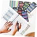 SEWACC 8packs Index Sticker Strip Tabs for Annotating Books Reusable Highlight Strips for School Highlighter Tape for Reading Highlighter for School