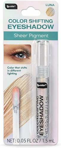 B.color Color Shifting Eyeshadow, Luna, Sheer Pigment, 0.05 Fl Oz