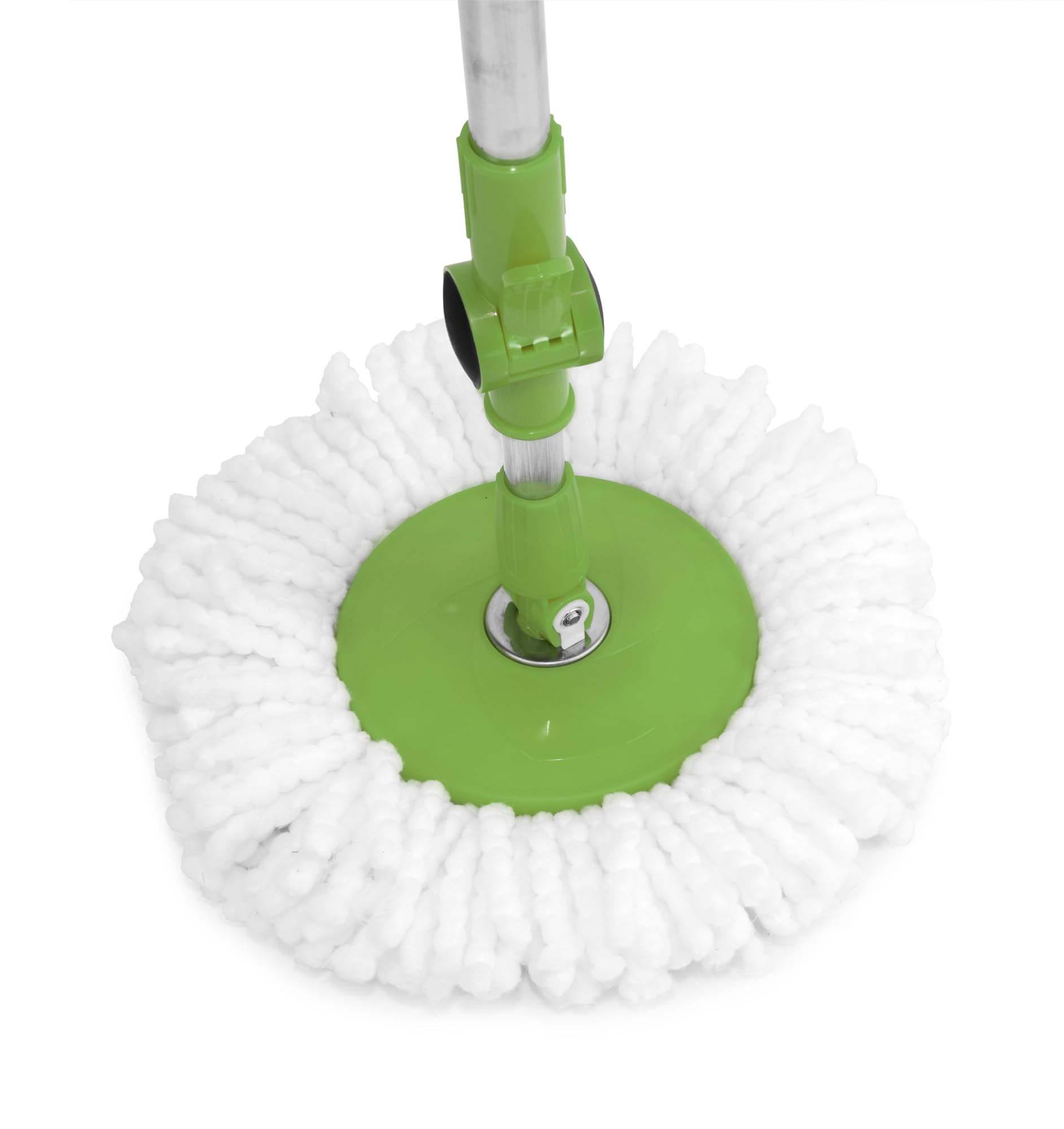 GioStyle, Spin Mop 360, Lavapavimenti - Set per la Pulizia con Cesto Azionabile a Pedale e Manico Regolabile, 49x29x28 cm, Colori Assortiti, 1 Unità