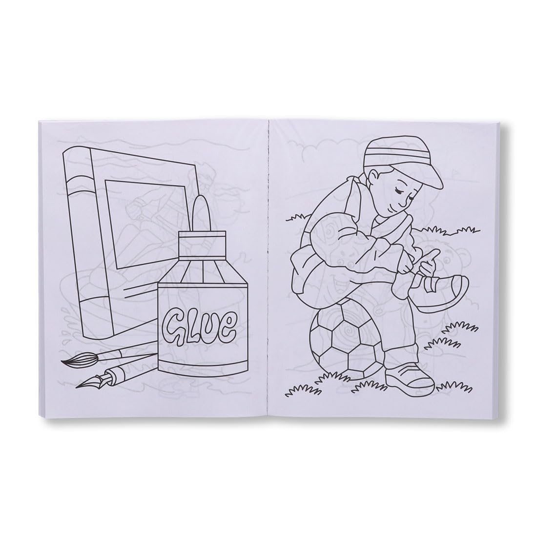 Navneet Jumbo Colouring Book 2 - Libri da colorare per bambini - 160 pagine - Libri di pittura e colorazione per bambini - Youva Crayons