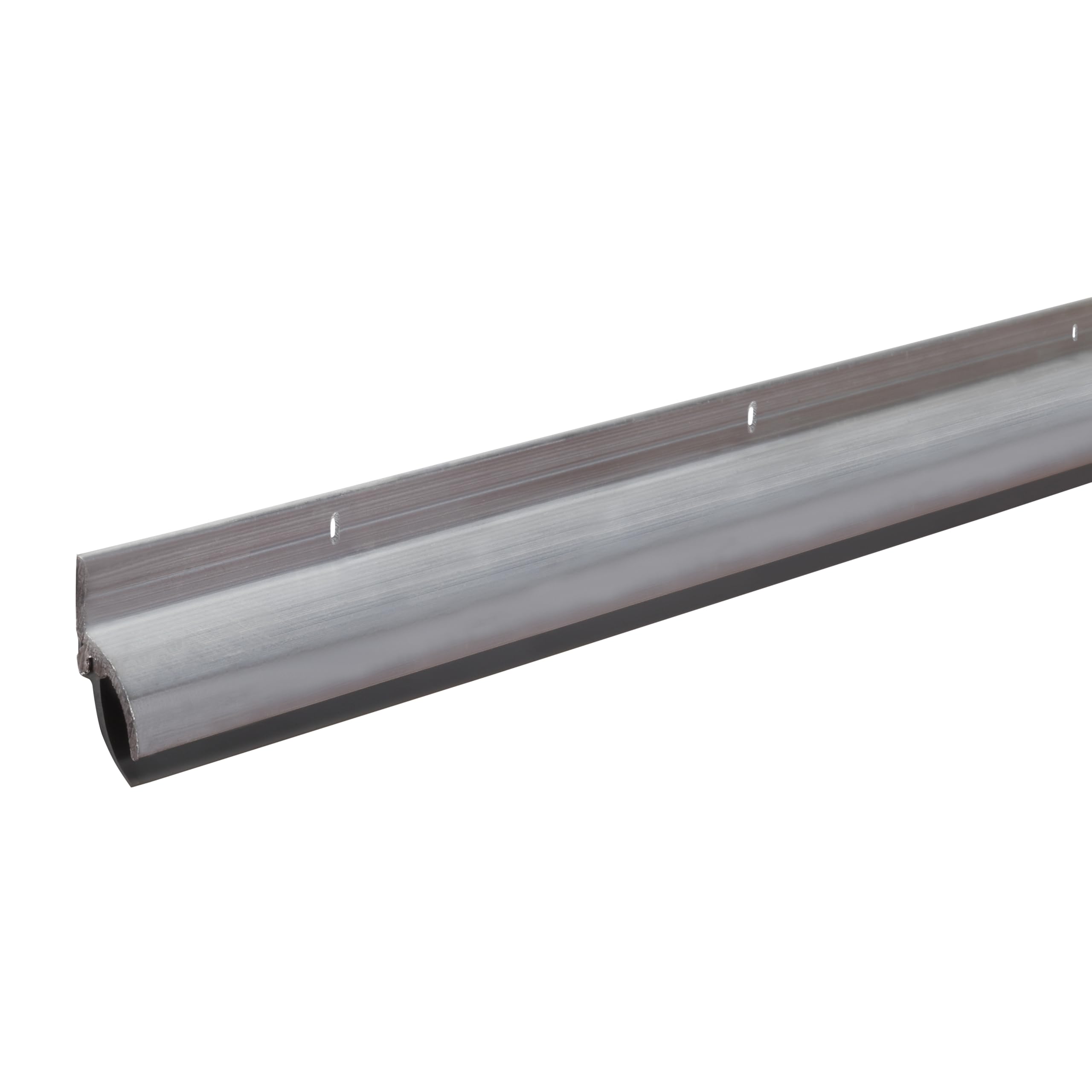 M-D Building Products 05546 36 in. Silver Aluminum and Vinyl Drip Cap Screw-on Door Sweep