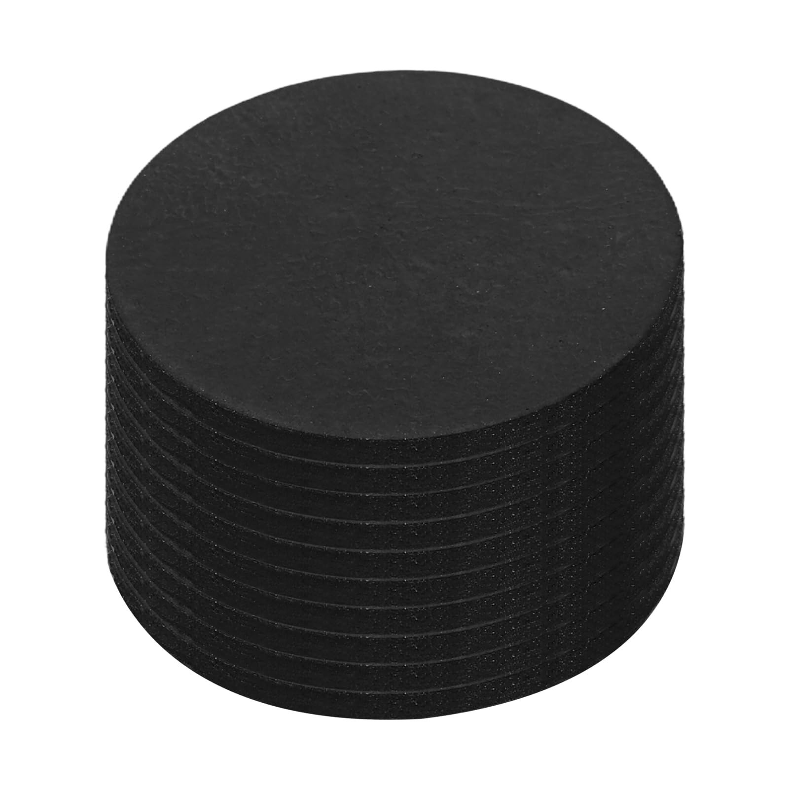 sourcing map 10Pcs Non Slip Furniture Pads, 25x1.7mm Self Adhesive Round Rubber Furniture Grippers, Floor Protector for Chair Table Legs, Hardwood Floors and Home Appliances, Black