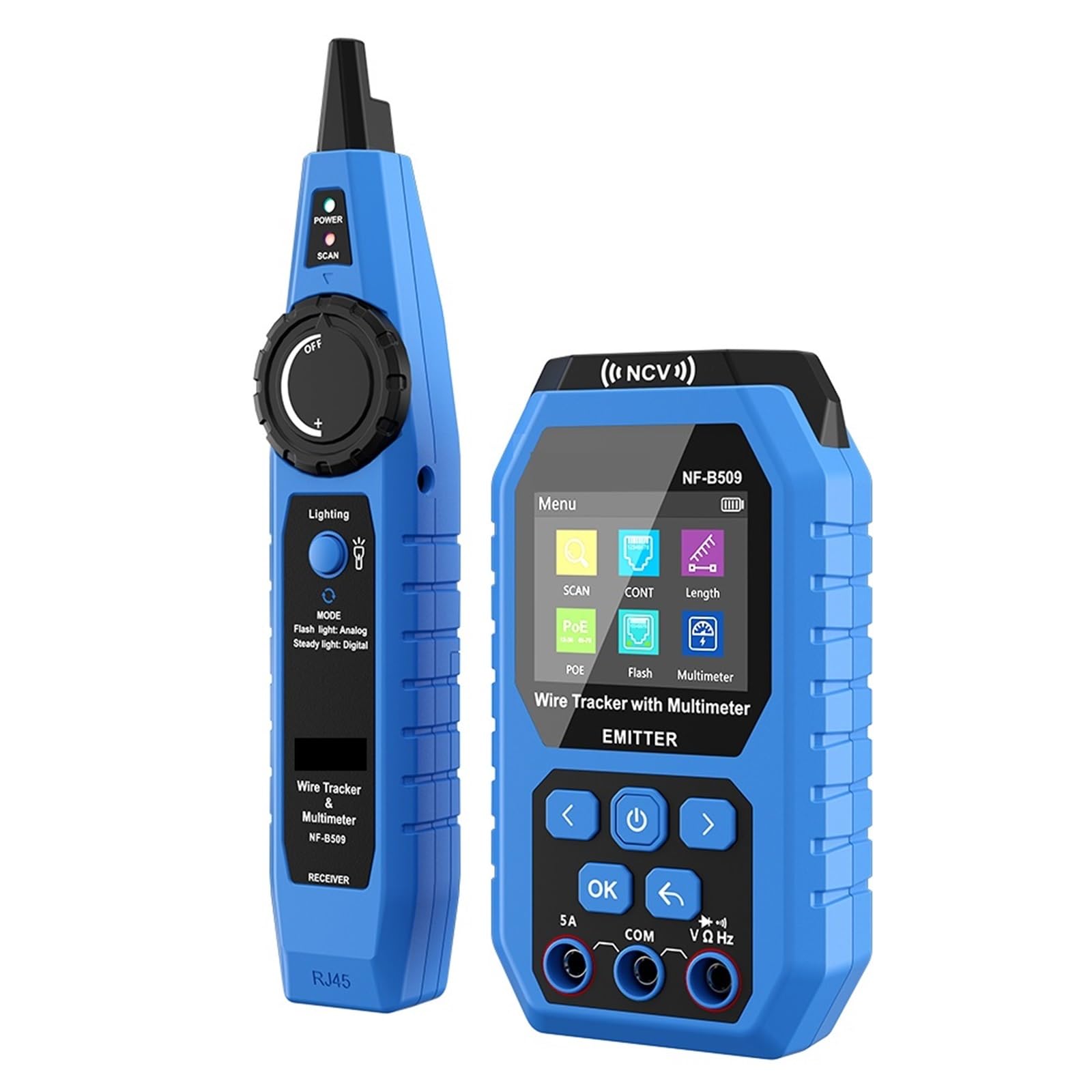 Cable Tracker, Network Cable Tester Multimeter Ethernet POE