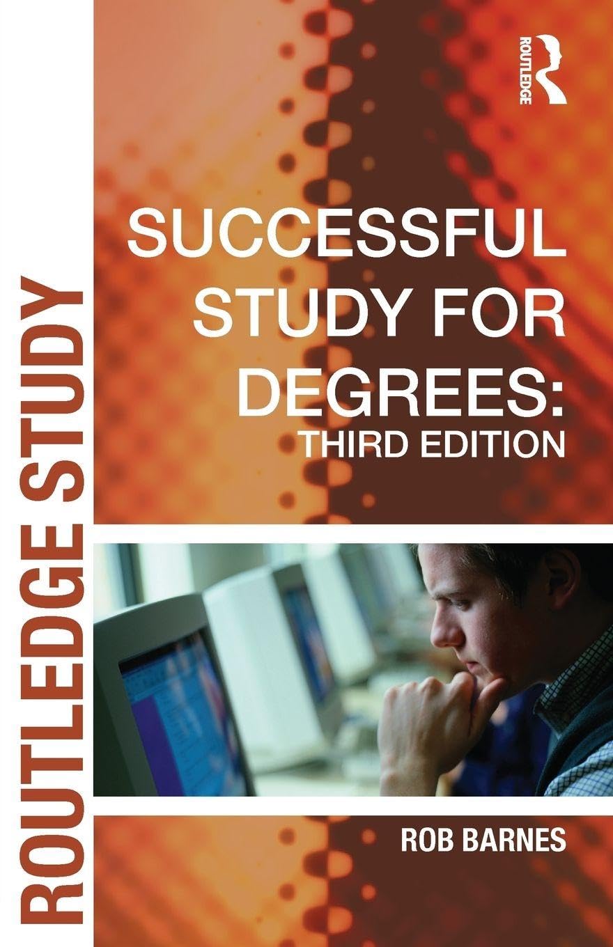 Successful Study for Degrees (Routledge Study Guides)