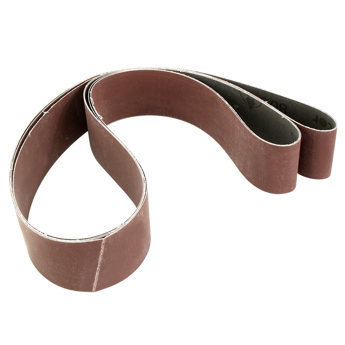 Sourcingmap 2-Inch x 72-Inch Aluminum Oxide Sanding Belt 800 Grits Sandpaper Flush Joint for Belt Sander 2pcs
