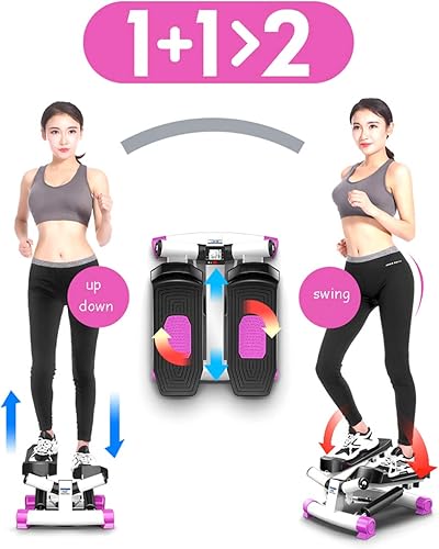 Miniatura 2 de Adjustable Mini Stepper Burn Calories Exercise Equipment Health  Fitness Aerobic Exerciser Mute Stepper Household Gym