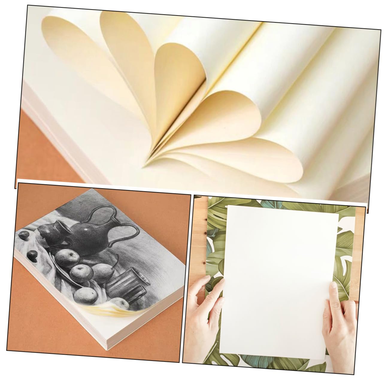 Aquarellpapierblock A4 100 Blatt Weißes Papier zum Malen