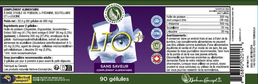 LTO3 Oméga-3 sans Saveur