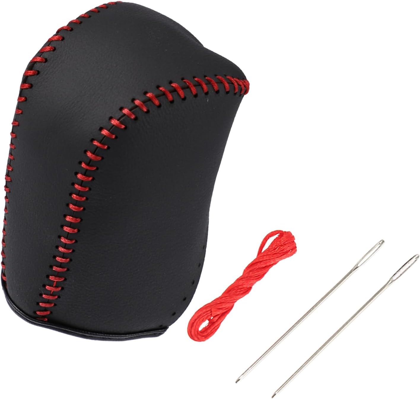 ACROPIX Black Car Faux Leather Stick Shift Cover Gear Shift Knob Cover for Toyota Camry 2007