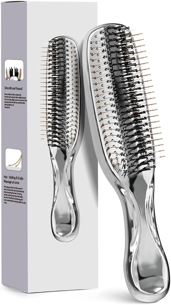 Amazon | MZARECJR ヘアブラシ くし ウェットブラシ ブラシ ミニ