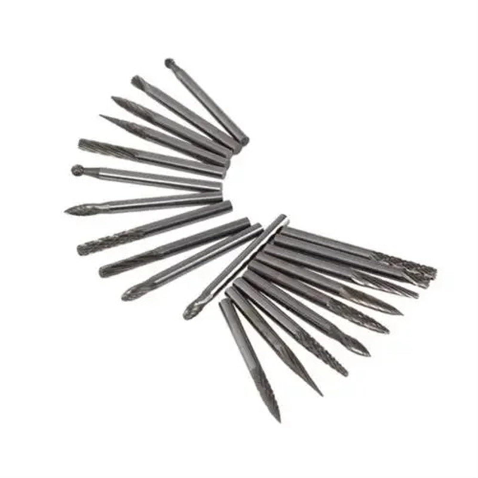 20 Brocas de carburo de tungsteno de 3 mm for Fresas rotativas, for pulir Metales y Trabajar la Madera