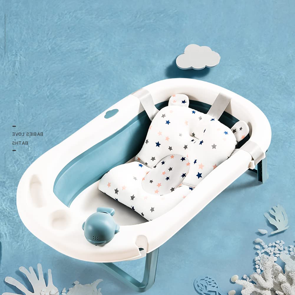 Oreiller Bain Pour Bébé, Siège Bain Nouveau-Né, Antidérapant, Confortable et Durable