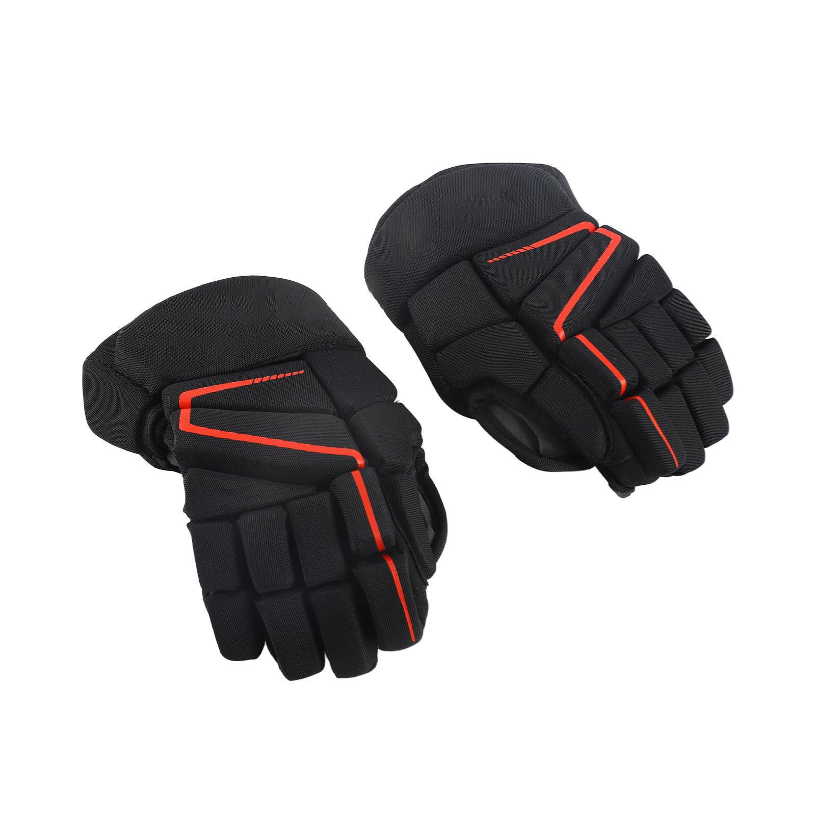 Gants de protection des doigts pliables pour le hockey sur glace avec rembourrage supplémentaire Design respirant et coupe haute utilisation multifonctionnelle Nylon durable