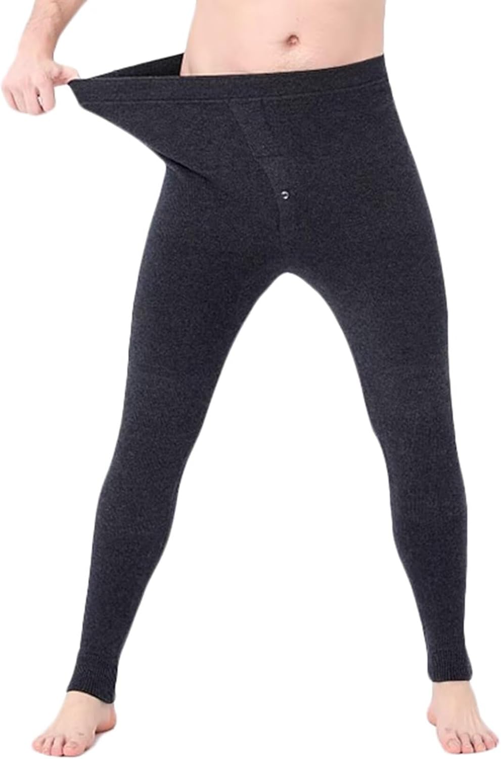 Men Women Thermal Underwear Bottoms Long Johns Autumn Winter Thermal Pants Leggings 100% Cashmere Walking Hiking Trousers