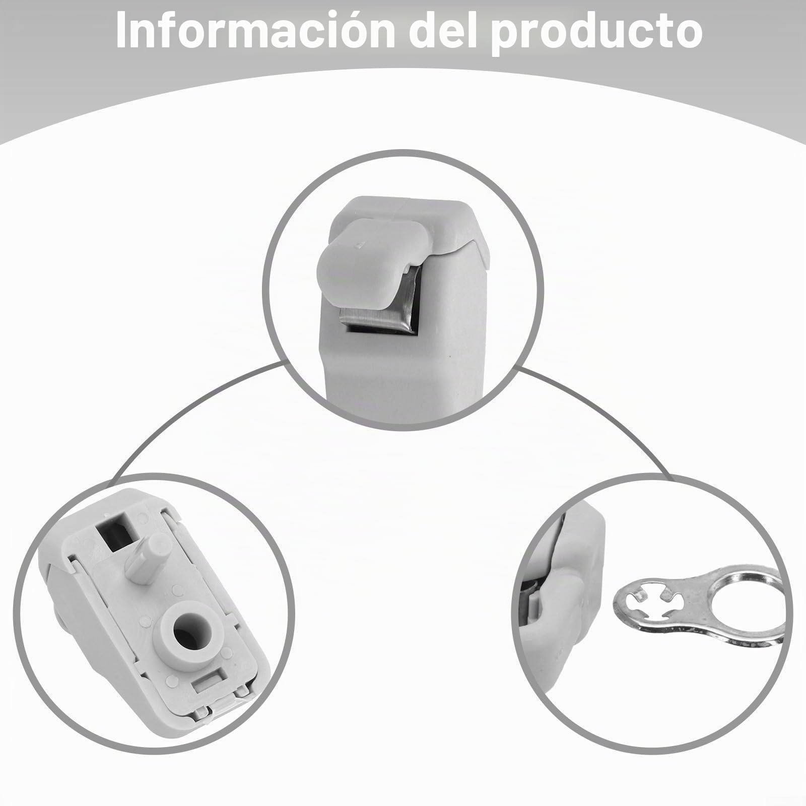Clips para visera de coche, clip de soporte para parasol interior del vehículo, pieza de repuesto 5ND86MS7AA para Fiat 500L 2014-2017