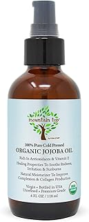 Sponsored Ad - MOUNTAIN TOP Jojoba Oil (4 oz / 118 mL) USDA Organic 100% Pure Cold Pressed Unrefined, Hexane-Free Base Car...