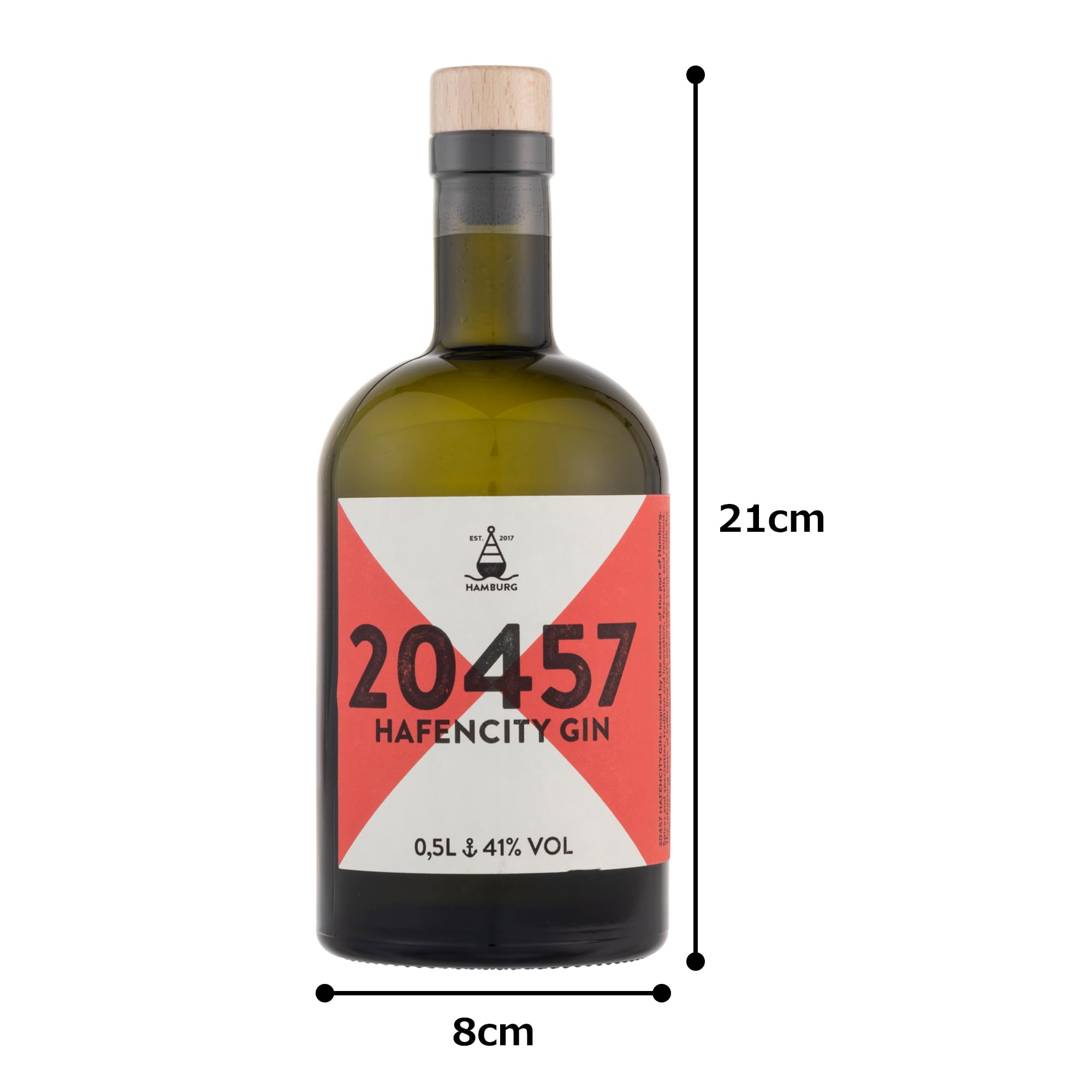 日本未販売！20457 ハーフェンシティジン 500ml　ネイビーストレングス Amazon.co.jp: 20457 ハーフェンシティジン 500ml : 食品・飲料