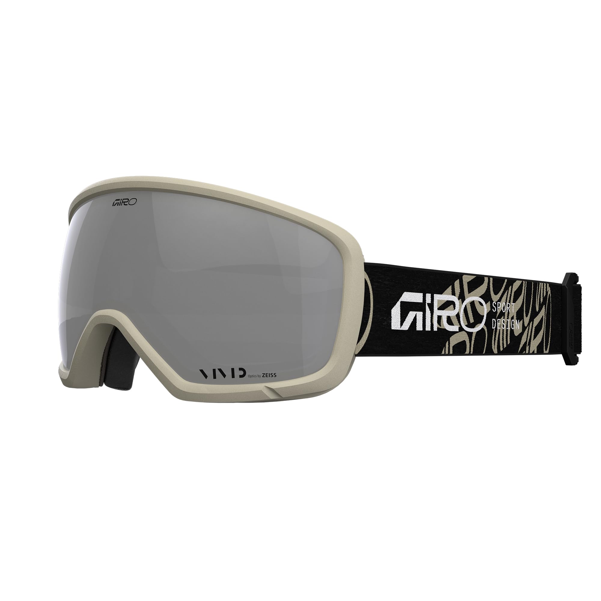 Giro Ringo Endless Lunettes De Ski Avec Lentille Vivid Par Zeiss, Intégration Parfaite Avec Casque, Mousse Faciale Triple Couche, Traitement Antibuée, Couleur : Black/​Onyx, Taille : OS