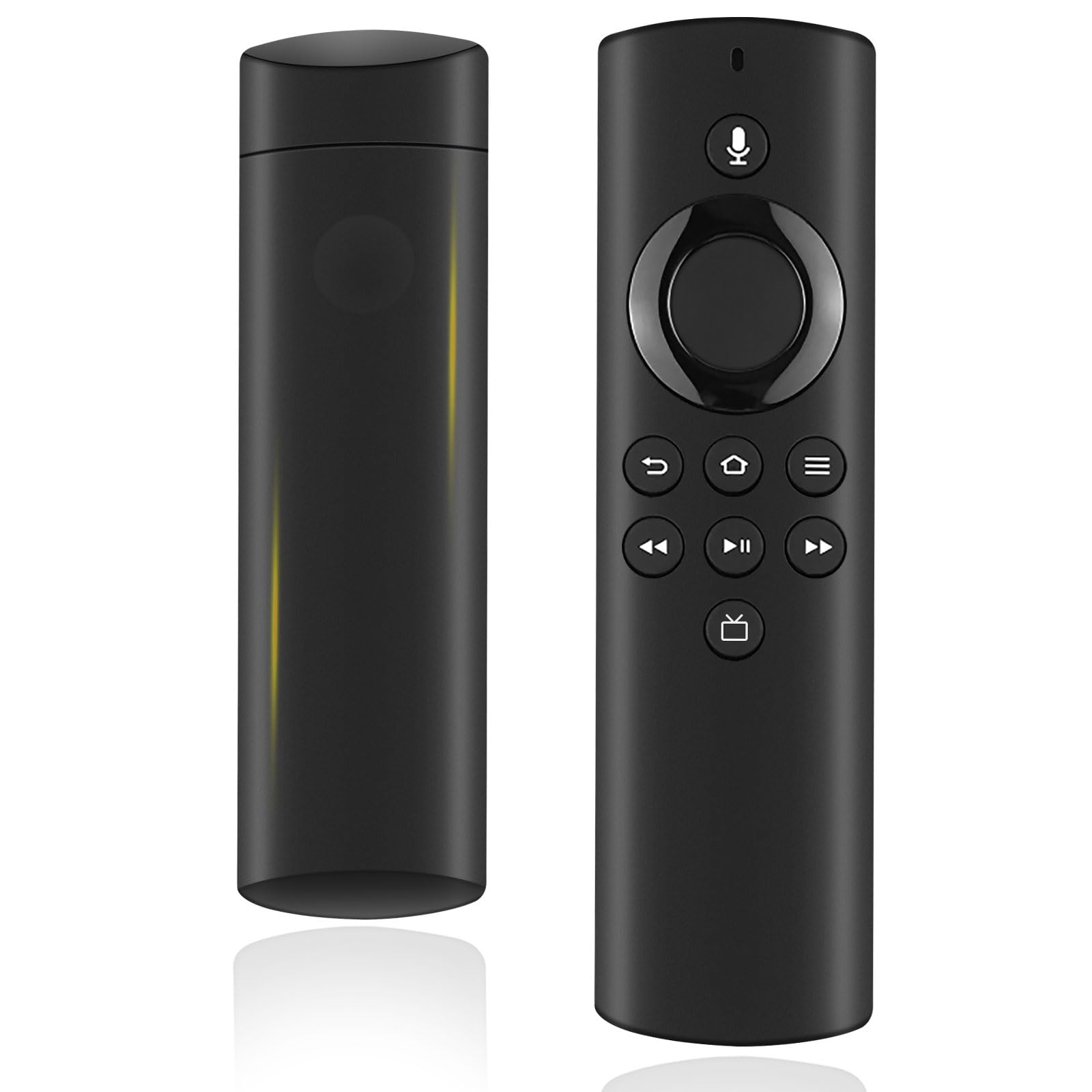 Telecomando Vocale Intelligente (2 Gen) per AMZ-Fire-TV-Stick (2nd Gen & 3rd Gen), Fires-TV-Lite & 4K & 4K Max, Fire-TV-Cube (2nd Gen & 3rd Gen)